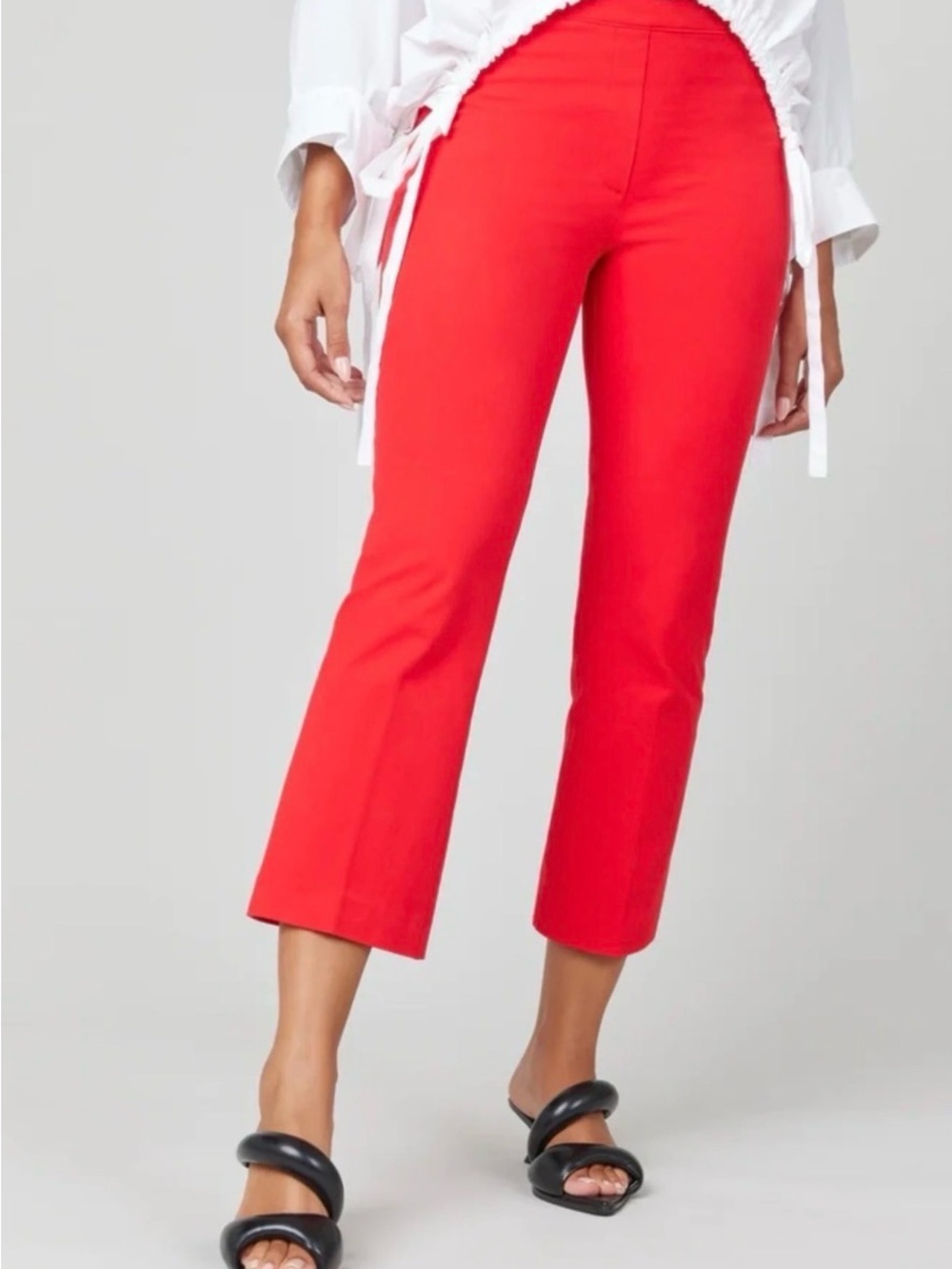 SPANX On-the-Go Kick Flare Pants True Red Size Large